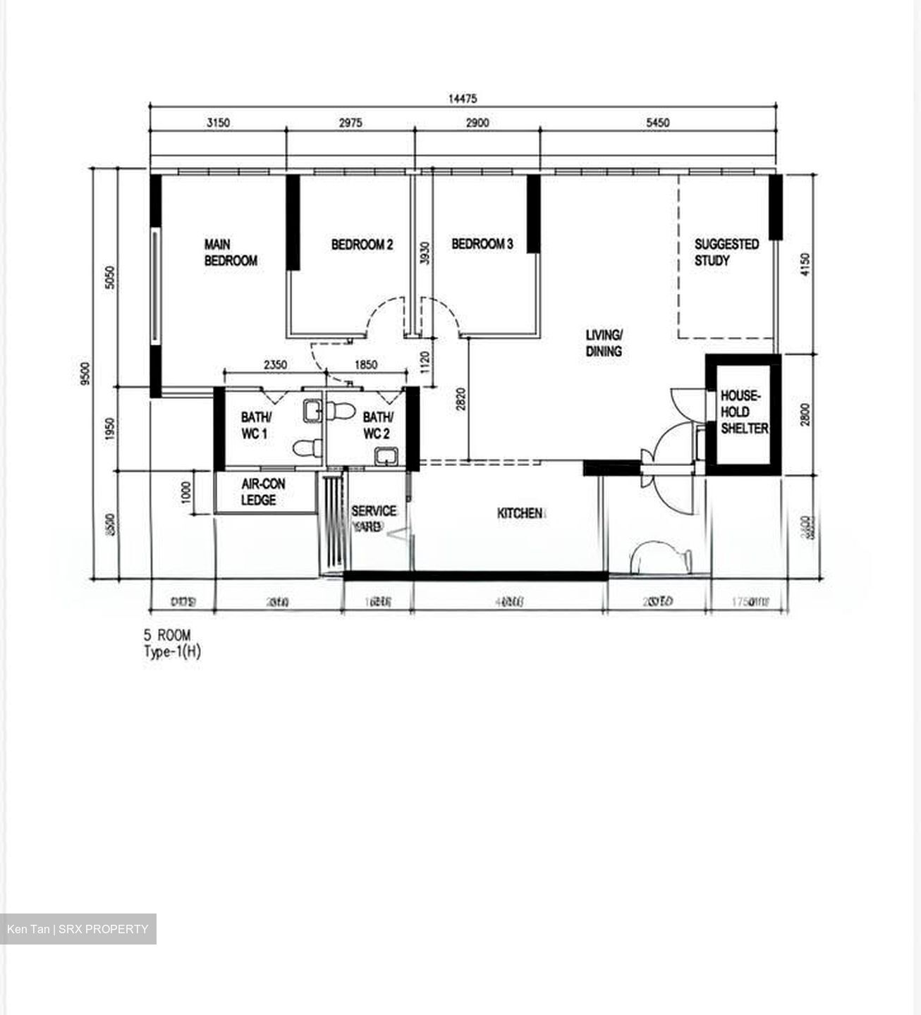 Blk 622A Tampines Greenverge (Tampines), HDB 5 Rooms #587682411